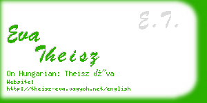 eva theisz business card